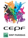 Logo de la cepf BNP et son arbre de noël.