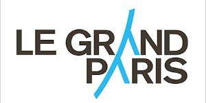 Logo du grand paris et son arbre de noël.