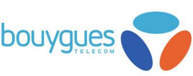 Logo de l'entreprise de communication Bouygues Télécom et son arbre de noël.