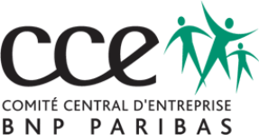 Logo de l'entreprise BNP et son arbre de noël.