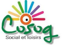 Logo de la cosog et son arbre de noël.