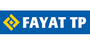 Logo de l'entreprise Fayat TP et son arbre de noël.
