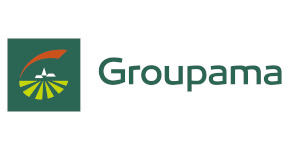 Logo de Groupama et son arbre de noël.