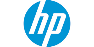 Logo de HP  et son arbre de noël.