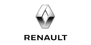 Logo de l'entreprise automobile Renault et son arbre de noël.