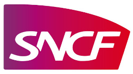 Logo de la SNCF et son arbre de noël.