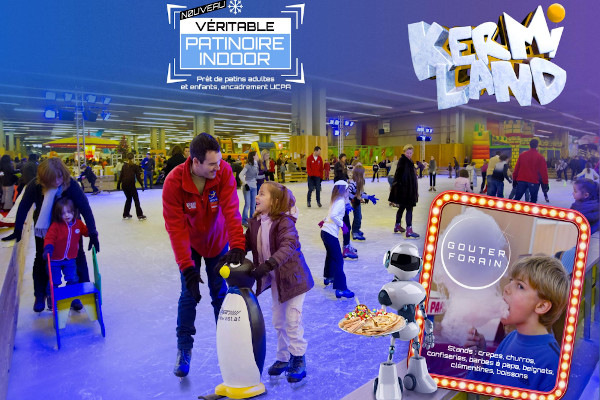 Spectacle de noël sur glace