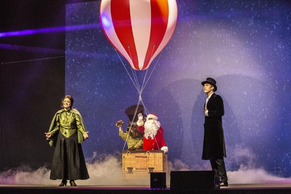 Illustration du spectacle de noël le tour du monde en 80 jours à Paris