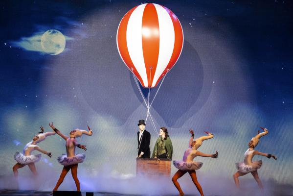 Illustration du spectacle de noël le tour du monde en 80 jours à Nantes